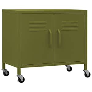 vidaXL hoiukapp, oliivroheline, 60x35x56 cm, teras
