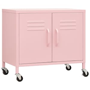 vidaXL hoiukapp, roosa, 60x35x56 cm, teras