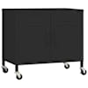 vidaXL hoiukapp, must, 60x35x56 cm, teras
