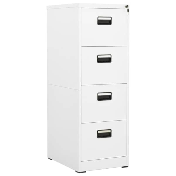 vidaXL failikapp, valge, 46 x 26 x 133 cm, teras