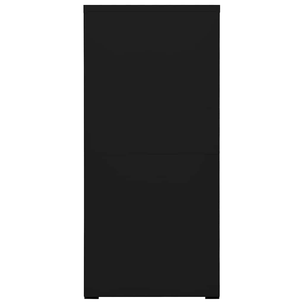 vidaXL Archiefkast 46x62x133 cm staal zwart, foto 3