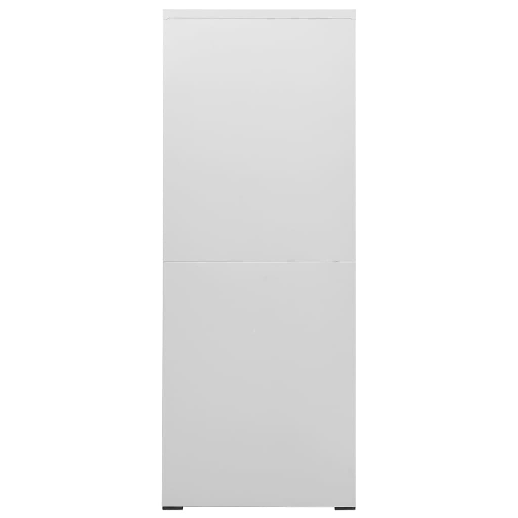 Thumbnail - vidaXL Aktenschrank Hellgrau 46x62x164 cm Stahl