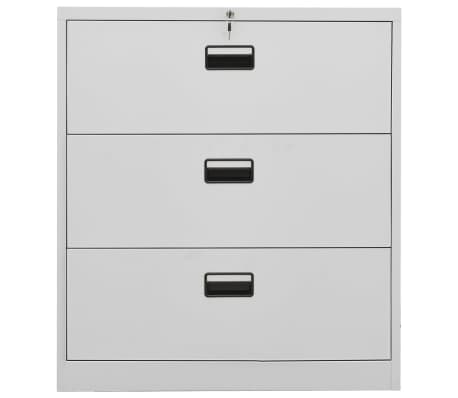 vidaXL Kartot&eacute;ka bledosiv&aacute; 90x46x103 cm oceľov&aacute;