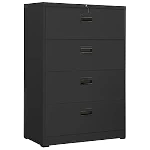 vidaXL dokumedikapp, antratsiithall, 90x46x134 cm, teras