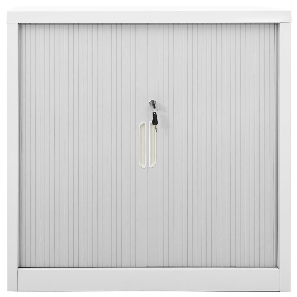 vidaXL Dulap cu ușă glisantă, gri, 90x40x90 cm, oțel