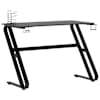 vidaXL m&auml;nguri arvutilaud ZZ-jalgadega, must, 110x60x75 cm