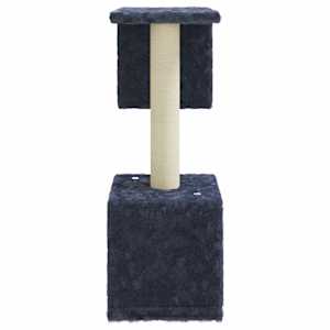Škrabadlo pro kočky se sisalovými sloupky tmavě šedé 60 cm - obrázek 4
