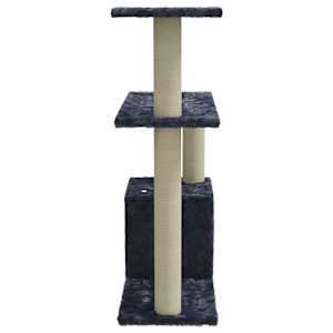 Škrabadlo pro kočky se sisalovými sloupky tmavě šedé 70 cm - obrázek 4