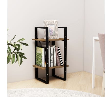 vidaXL Bibliotecă cu 2 rafturi, 40x30x70 cm, lemn masiv de pin