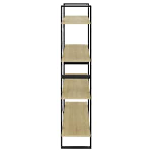 Knihovna se 4 policemi dub sonoma 100 x 30 x 140 cm kompozit - obrázek 6