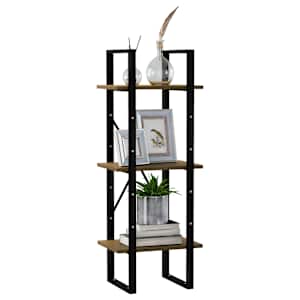 vidaXL Spintelė knygoms, 3 lentynos, medaus ruda, 40x30x105cm, pu&scaron;is