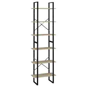 Úložný regál dub sonoma 60 x 30 x 210 cm kompozitní dřevo - obrázek 2