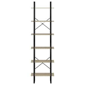 Úložný regál dub sonoma 60 x 30 x 210 cm kompozitní dřevo - obrázek 5