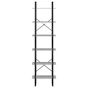 Úložný regál betonově šedý 60 x 30 x 210 cm kompozitní dřevo - obrázek 5