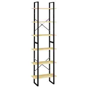 Úložný regál 60 x 30 x 210 cm masivní borové dřevo - obrázek 2