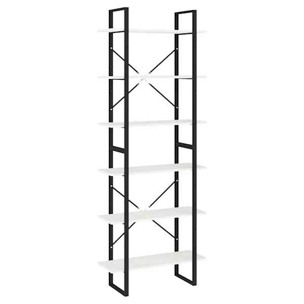 vidaXL k&otilde;rge kapp, 80 x 30 x 210 cm, valge, m&auml;nnipuit