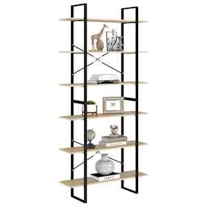 vidaXL Auk&scaron;ta spintelė, sonoma ąžuolo spalvos, 100x30x210cm, MDP