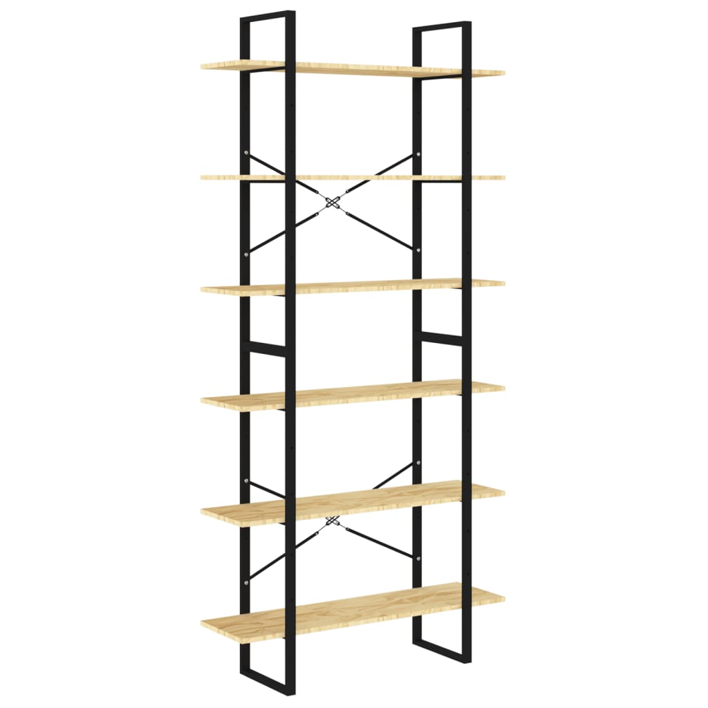 vidaXL Vysoký regál 100 x 30 x 210 cm masivní borové dřevo