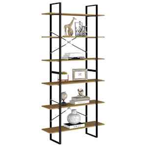 vidaXL Auk&scaron;ta spintelė, 100x30x210cm, pu&scaron;ies medienos masyvas