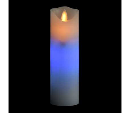 vidaXL Komplet LED svečk 5-delni z daljincem barvne