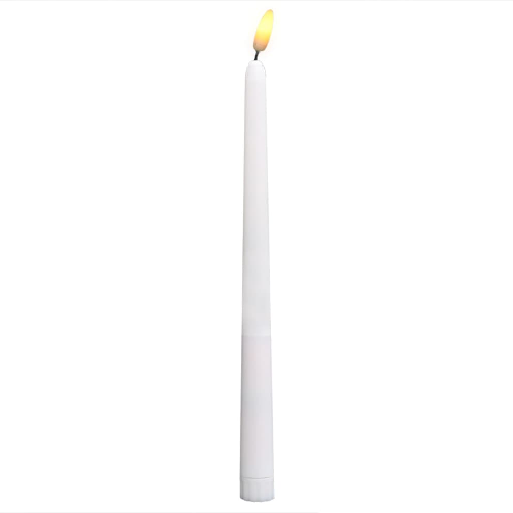 

vidaXL Dinerkaarsen 6 st LED vlamloos elektrisch warmwit