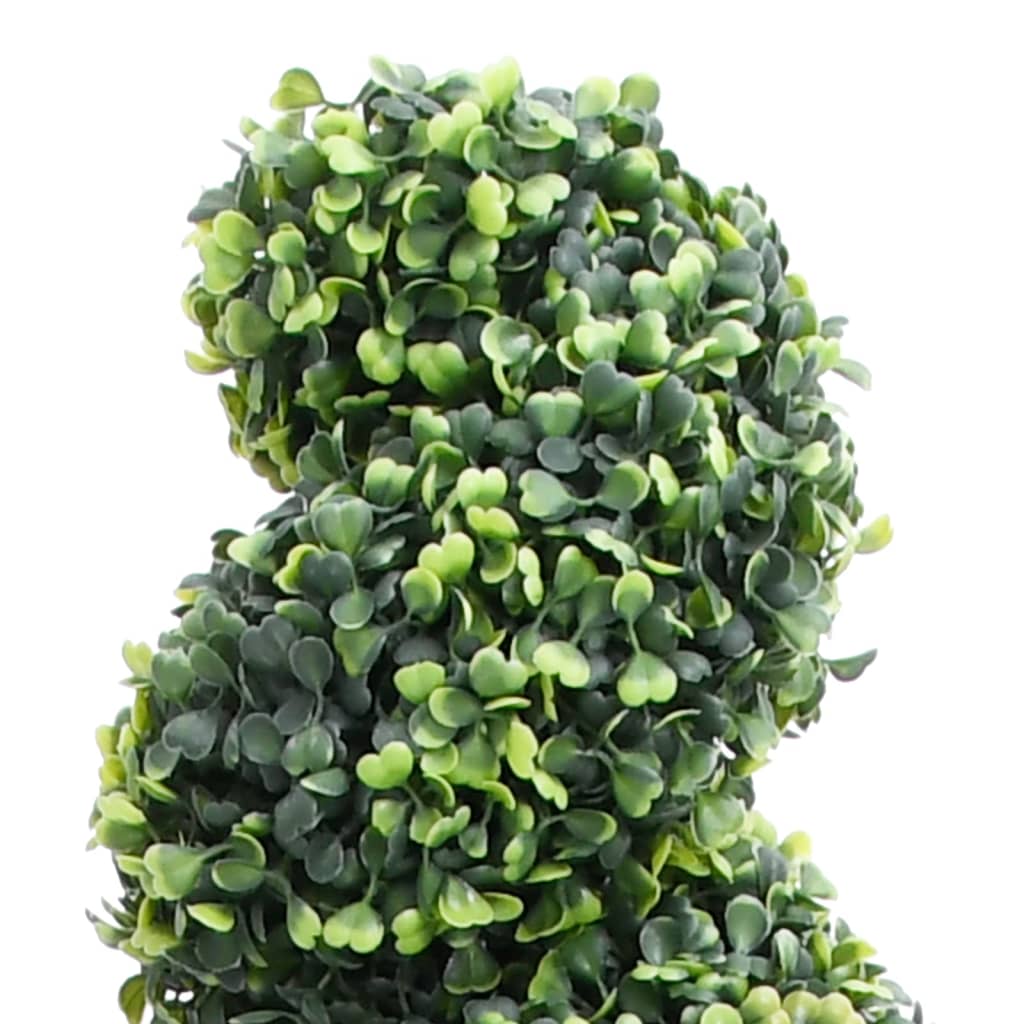 Plantă artificială de cimișir cu ghiveci, verde, 117cm, spirală