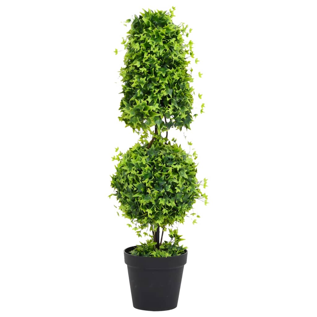 vidaXL Kunstig buksbomplante med potte 100 cm grønn - Kunstig flora - Kunstig plante blomst