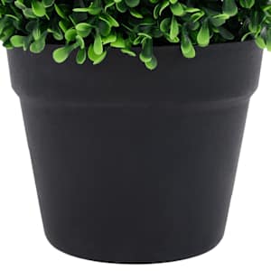 Umělé zimostrázy ve tvaru koule 2 ks s květináči zelené 37 cm - obrázek 5