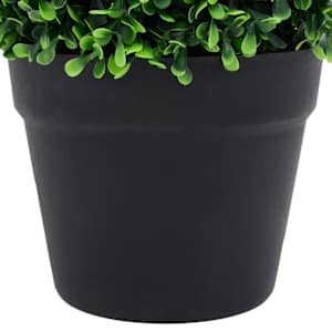 Umělé zimostrázy ve tvaru koule 2 ks s květináči zelené 27 cm - obrázek 5