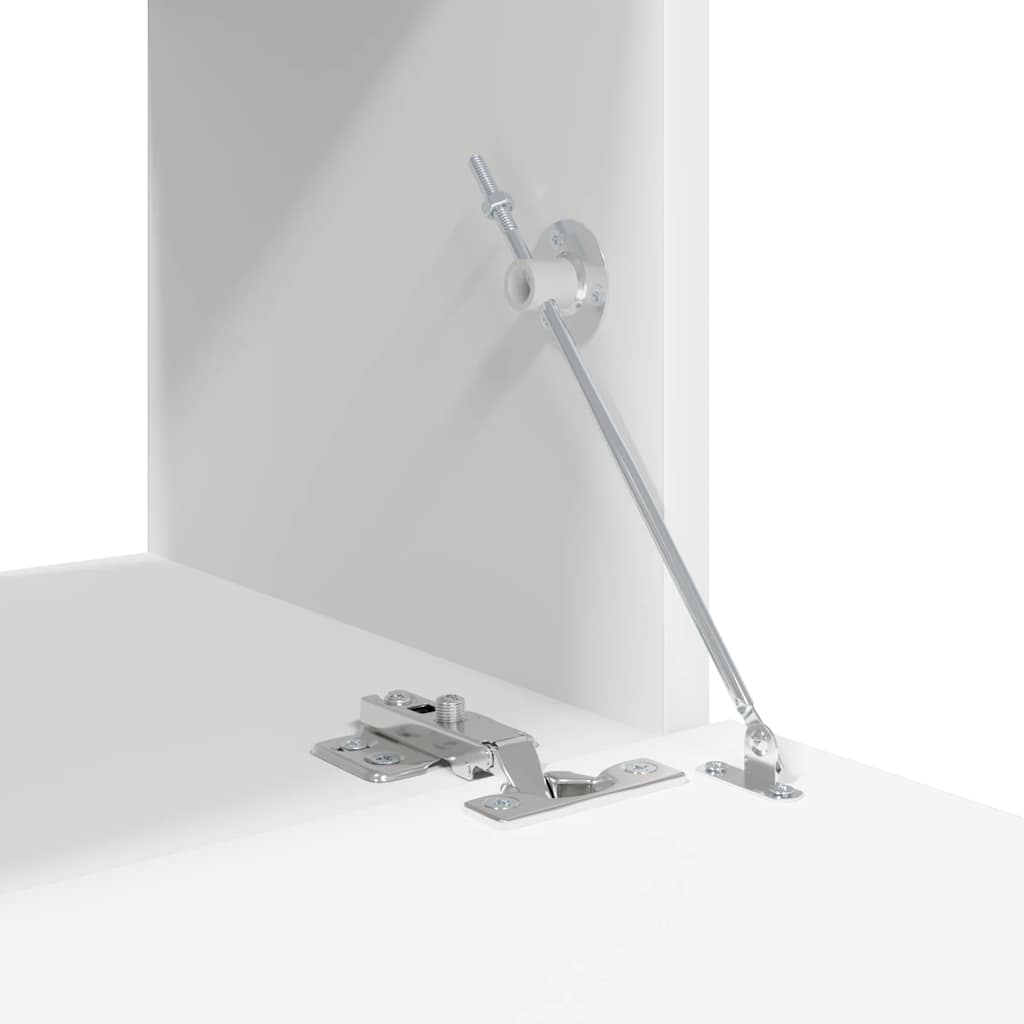 Komplet TV omaric 10-delni bela iverna plošča - slika 10