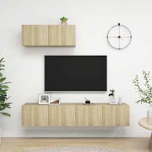 TV omarice 3 kosi sonoma hrast inženirski les