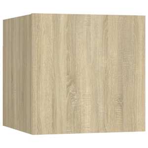 Nástěnné TV skříňky 8 ks dub sonoma 30,5 x 30 x 30 cm - obrázek 4