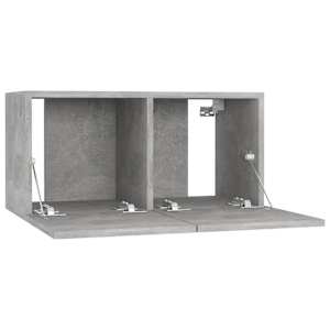 TV skříňky 4 ks betonově šedé 60 x 30 x 30 cm kompozitní dřevo - obrázek 5