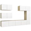 White_and_sonoma_oak