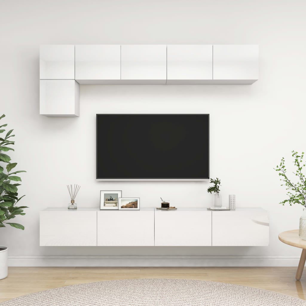 Skraut Home, Mueble TV, Televisión, Muebles de salón, almacenaje, 200x45x35cm, para TV hasta 80, con Almacenamiento, Estilo Moderno