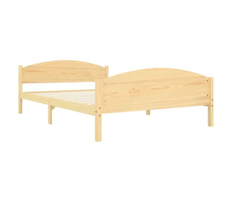 vidaXL Sengeramme heltre furu 140x200 cm
