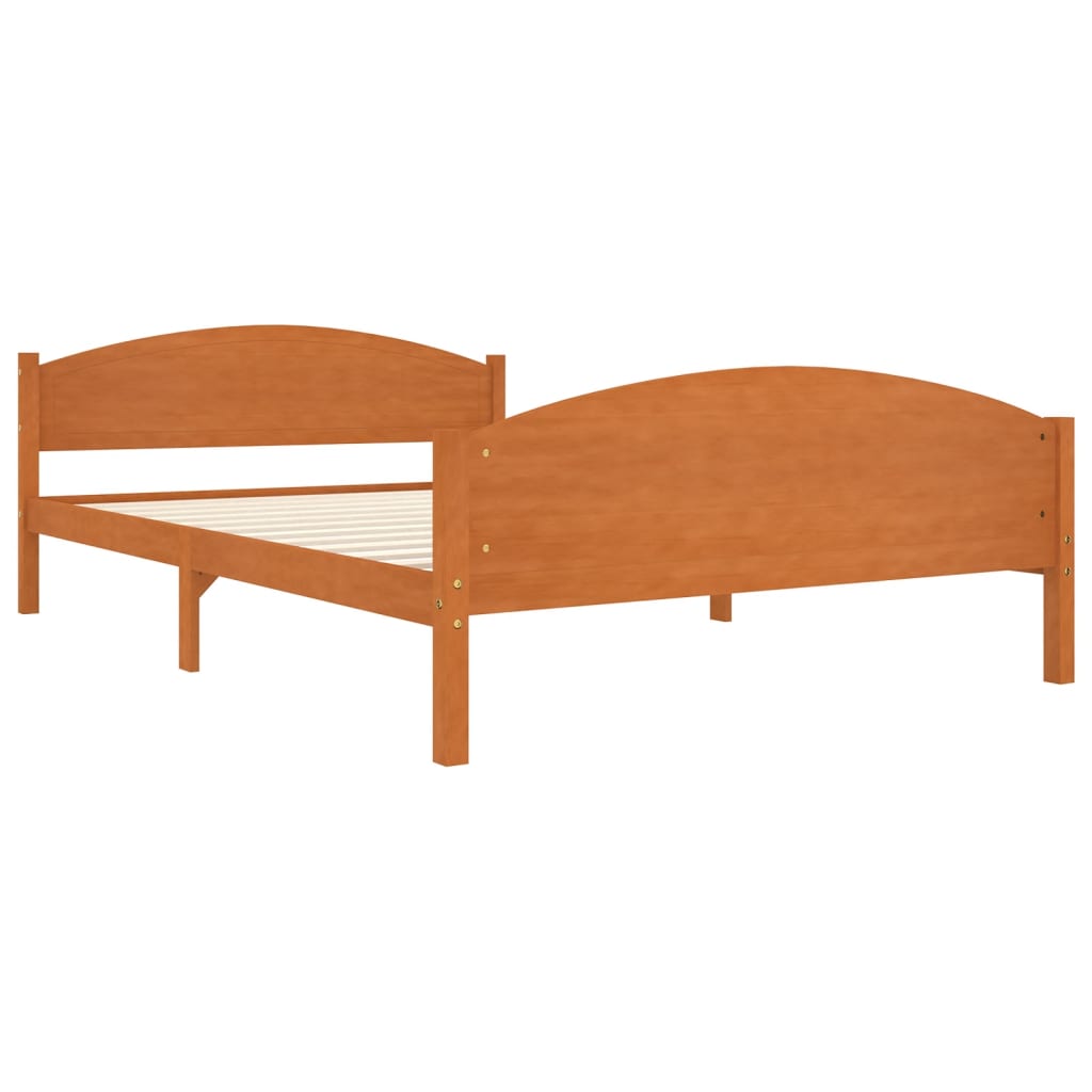 

vidaXL Bedframe massief grenenhout honingbruin 160x200 cm