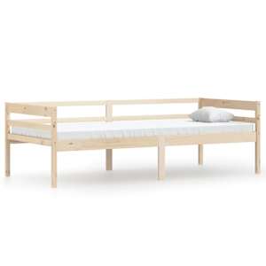 Rám postele masivní borové dřevo 90 x 200 cm - obrázek 2