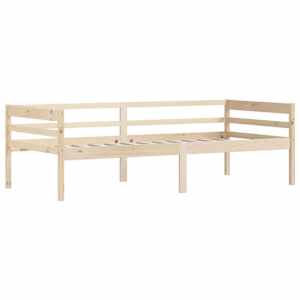 Rám postele masivní borové dřevo 90 x 200 cm - obrázek 3