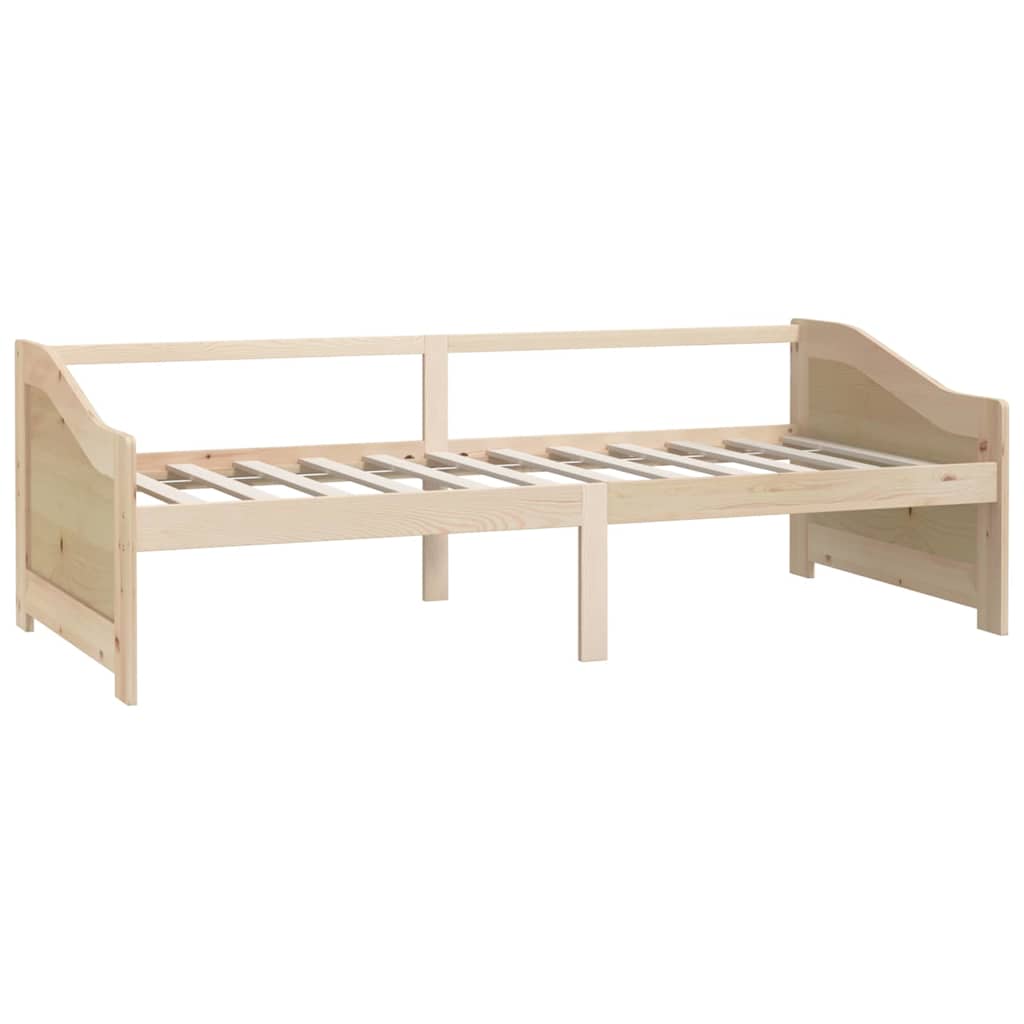 vidaXL Bedbank 3-zits massief grenenhout 90x200 cm afbeelding