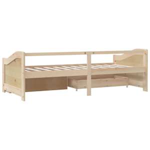 3místná válenda se zásuvkami masivní borovice 90 x 200 cm - obrázek 7