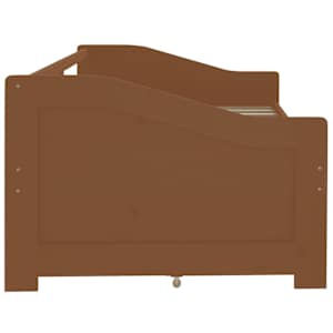 3místná válenda zásuvky medově hnědá masivní borovice 90x200 cm - obrázek 6