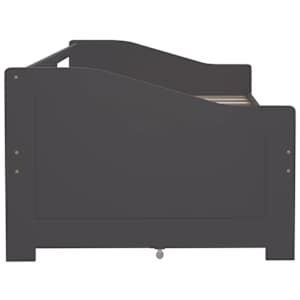3místná válenda se zásuvkami šedá masivní borovice 90 x 200 cm - obrázek 6