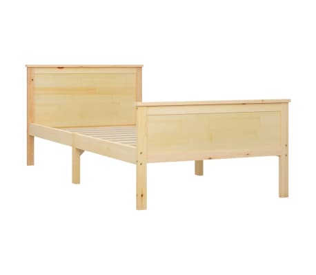 vidaXL Sengeramme heltre furu 100x200 cm