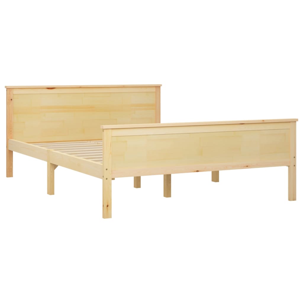 vidaXL Bedframe massief grenenhout 120x200 cm afbeelding