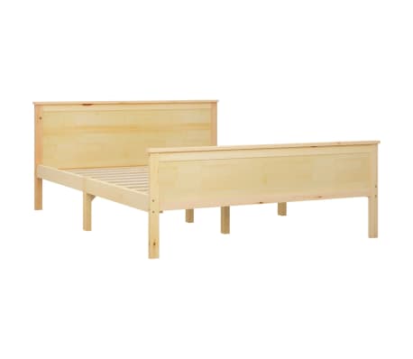 vidaXL Cadre de lit sans matelas bois massif de pin 160x200 cm