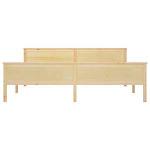 Rám postele masivní dřevo borovice 200 x 200 cm - obrázek 4