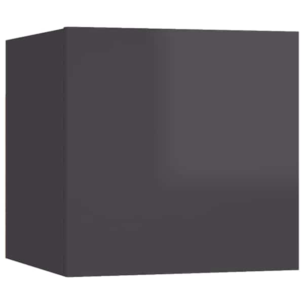 vidaXL &ouml;&ouml;kapp, k&otilde;rgl&auml;ikega hall, 30,5x30x30 cm, puitlaastplaat