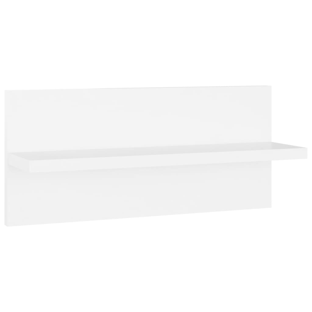 Wandregale 2 Stk. Weiß 40×11,5×18 cm Spanplatte