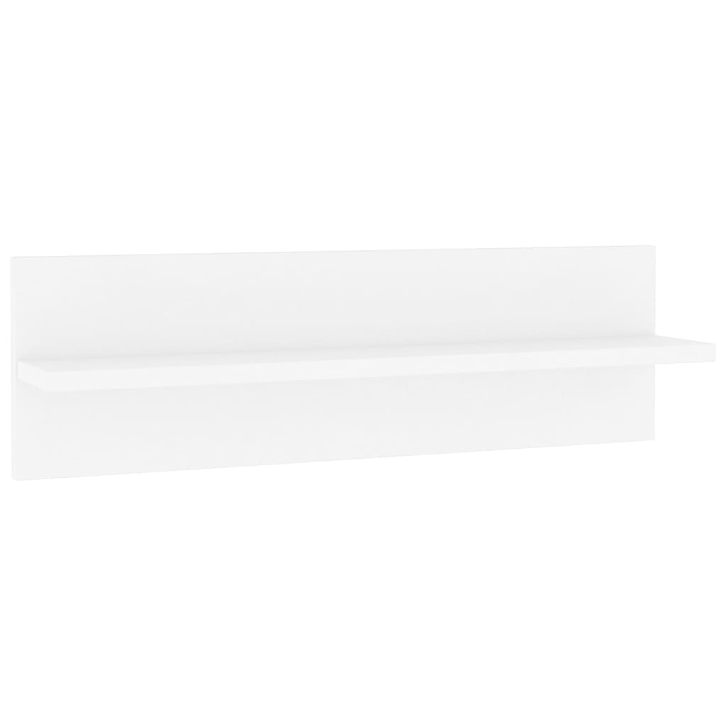 Wandregale 4 Stk. Weiß 60×11,5×18 cm Spanplatte